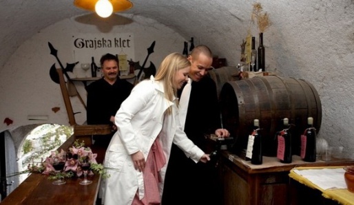Свадьба в старинном словенском замке Блед, Словения