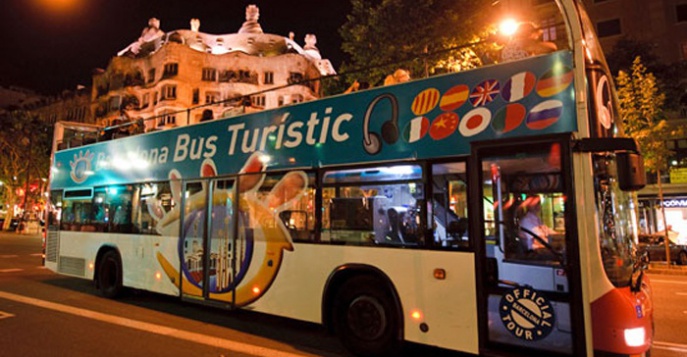 Ночные автобусные экскурсии по Барселоне