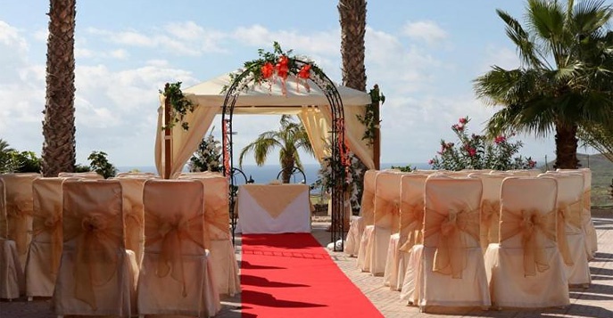 Свадьба на вулкане острова Тенерифе