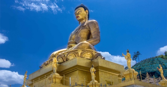 Статуя Будды, Бутан