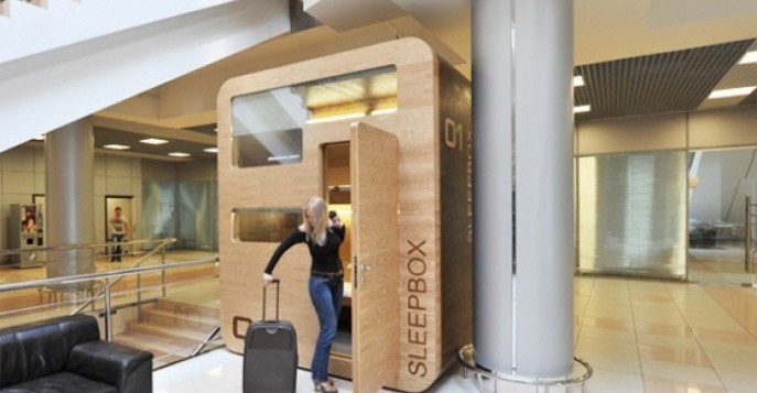 Аэропорт Хельсинки первым разместил спальные капсулы в залах ожидания