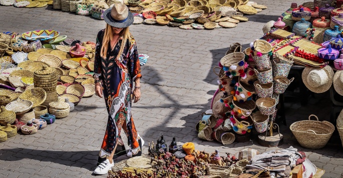 Посетите экзотический марокканский рынок