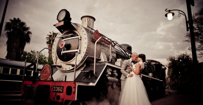 Свадьба в роскошном поезде Ровос, ЮАР