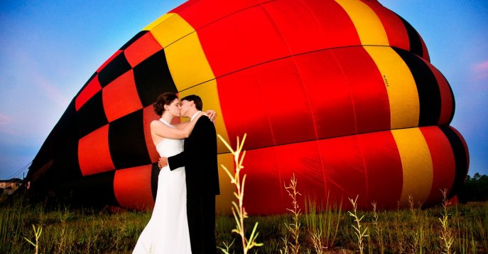 Свадьба на воздушном шаре, ЮАР