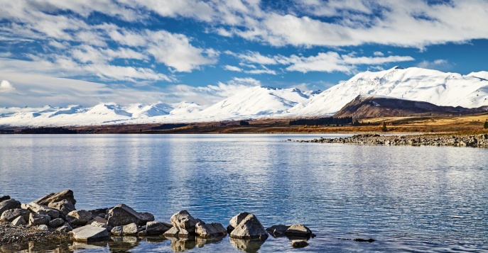 Озеро Текапо, Новая Зеландия