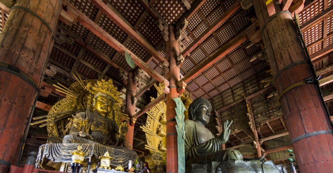 Статуя Будды, храмовый комплекс Тодайдзи