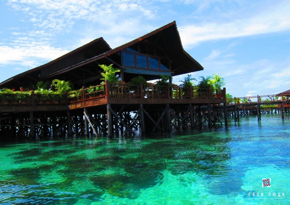 Water village. Остров Сипадан Малайзия. Курорт Сипадан Капалай Малайзия. Ресторан Сипадан. Сипадан остров фото.