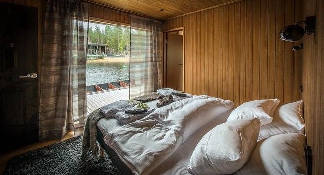 Хаусбот на озере Сайме, курорт Ярвисюдан - Финляндия