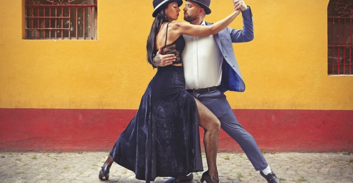 Танцоры танго в Буэнос – Айресе