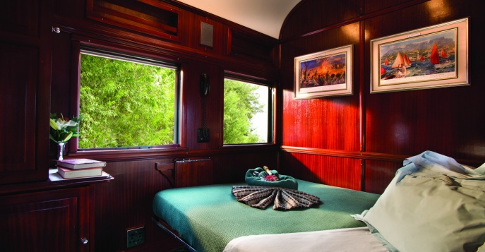 Путешествие на VIP-поезде Rovos к водопаду Виктория