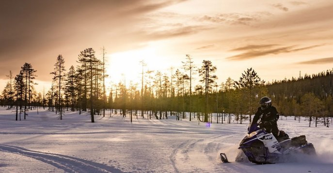 Тур на снегоходах по Лапландии, Финляндия