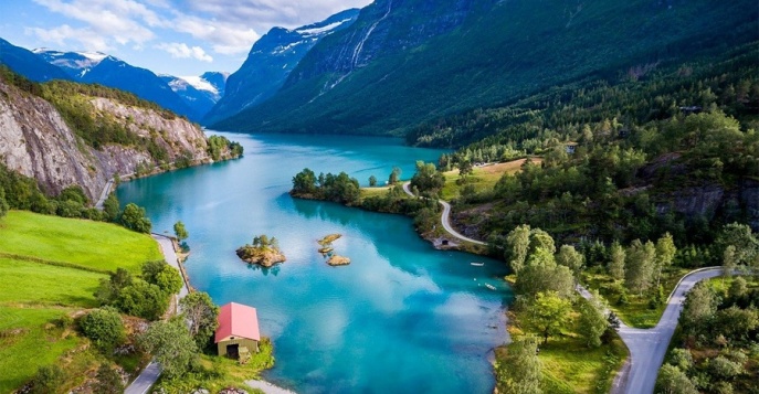 Гейрангер-фьорд. Норвегия	