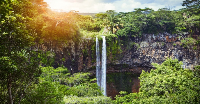 Водопад Шамарель, Маврикий