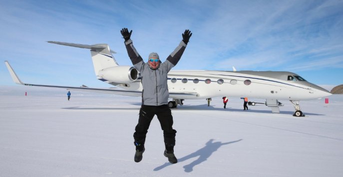 Авиаперелет на 12-местном люксовом самолете -  уникальный и единственный в мире способ попасть самолетом в Антарктиду