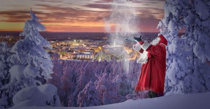 Новый Год и Рождество в гостях у Санты в Лапландии