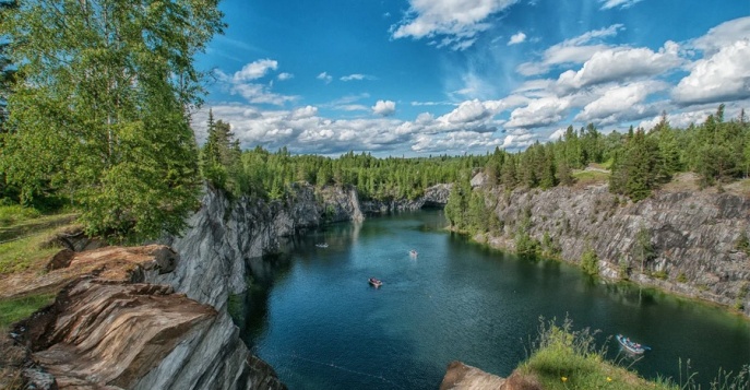 Рускеала - Карелия, Россия