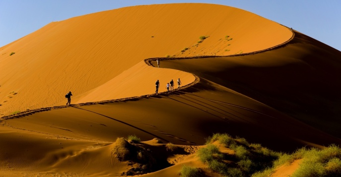 Красные дюны Соссусфлей, Намибия
