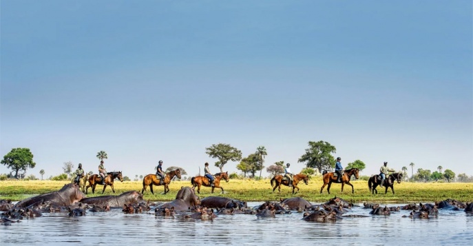 Дельта реки Окаванго, Ботсвана	