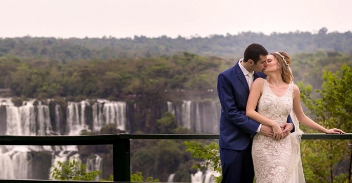 Романтическая свадьба на водопадах Игуасу