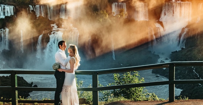 Романтическая свадьба на водопадах Игуасу