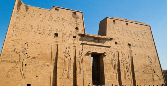 Посещение храма в Эдфу, Египет