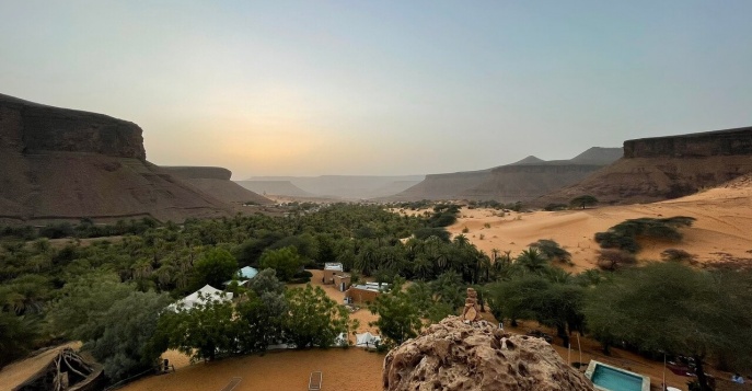 Тергит - один из самых пышных оазисов Мавритании