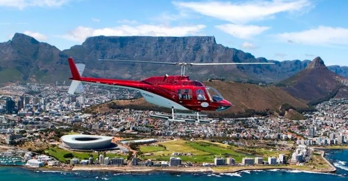 Полет на вертолете над Кейптауном