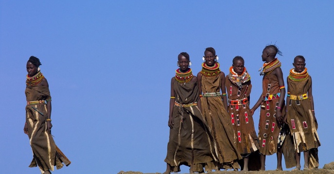 Посещение племени Эль-Моло, Кения