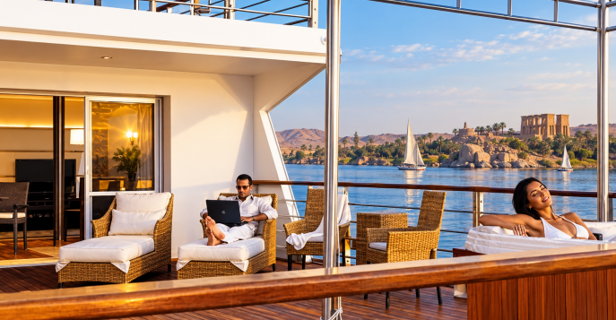 Круизы по Нилу на роскошных кораблях The Oberoi!