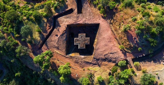 Церковь Св.Георгия - Лалибела, Эфиопия