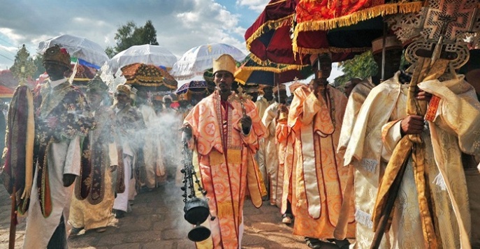 Праздник Крещения, Лалибела, Эфиопия
