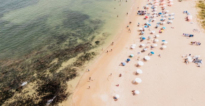 Пляж Манса в Пунта-дель-Эсте, Уругвай