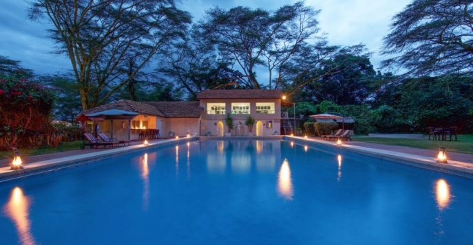 Лодж Lake Naivasha Country Club - озеро Найваша, Кения