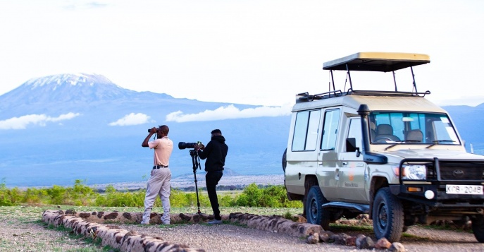 Лодж Amboseli Serena Safari Lodge - парк Амбосели, Кения