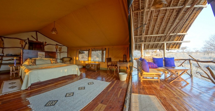 Кэмп Satao Elerai Camp - парк Амбослеи, Кения