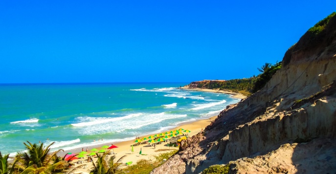 Прай-да-Пипа — это одно из самых живописных побережий Бразилии