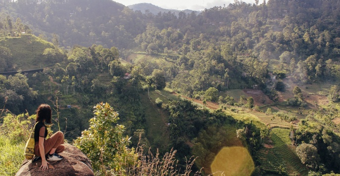Захватывающие виды на Элла Гэп — живописную долину на Шри-Ланке