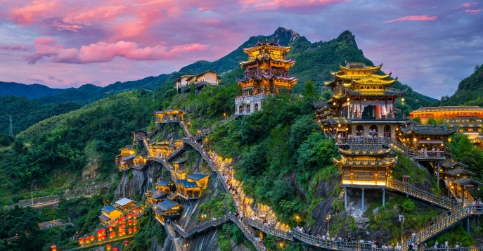 Вансяньская долина, Китай