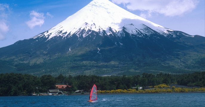Район лесов, вулканов и озер, Чили