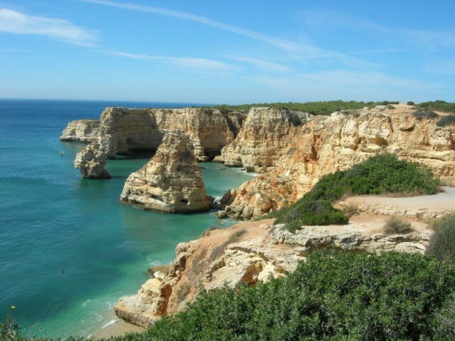 Praia da Marinha, Португалия