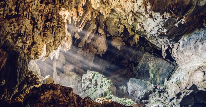 Посещение пещеры Тхам Джанг, Лаос