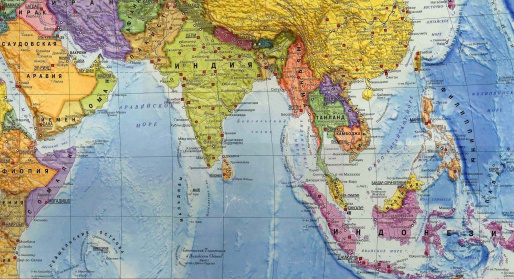 Шри-Ланка на карте мира