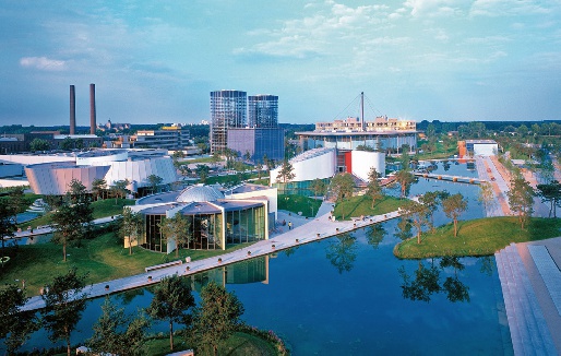 Автопарк Autostadt в Вольфсбурге, Германия