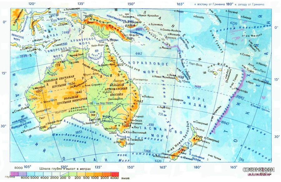 Австралия На Карте Фото
