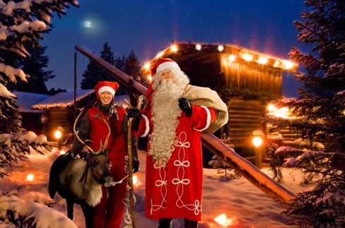 Личная встреча с Санта-Клаусом - Вуокатти, Финляндия