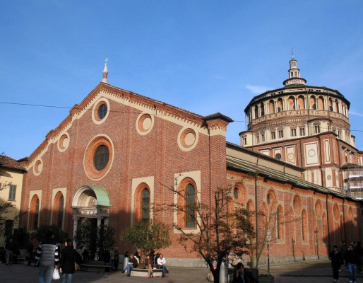 Церковь Санта-Мария-делле-Грацие - Милан, Италия