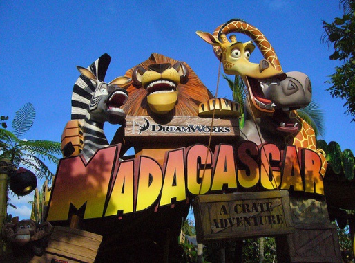 Мадагаскар, Парк Юниверсал Студио, Сингапур