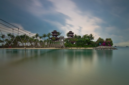 Пляж Палаван - остров Сентоза, Сингапур