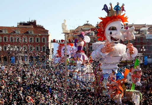 Карнавал в Ницце, Франция