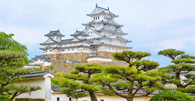 Посещение великолепного замка Химедзи